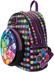 LOUNGEFLY Pixar Inside Out 2 Core Memories Spinning Wheel Mini Backpack