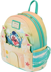 LOUNGEFLY Disney Stitch Sandcastle Beach Surprise Mini Backpack