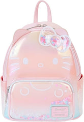 LOUNGEFLY Sanrio Hello Kitty 50th Anniversary Clear and Cute Womens Double Strap Shoulder Bag Purse