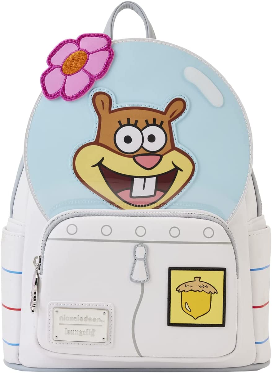 LOUNGEFLY Nickelodeon Spongebob Squarepants Sandy Cheeks Cosplay Mini Backpack