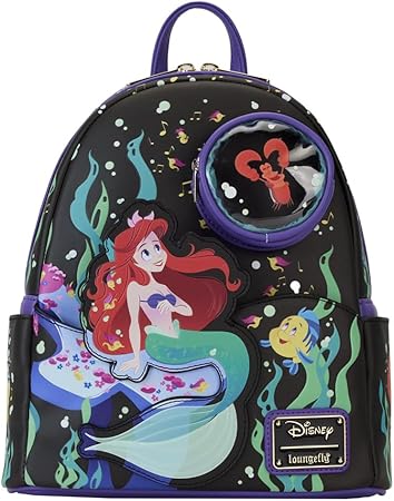 LOUNGEFLY Disney The Little Mermaid 35th Anniversary Life is the Bubbles Mini Backpack