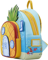 LOUNGEFLY Spongebob Squarepants Pineapple House Double Strap Shoulder Bag