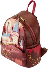 LOUNGEFLY Harry Potter Hogwarts Fall Leaves Mini Backpack