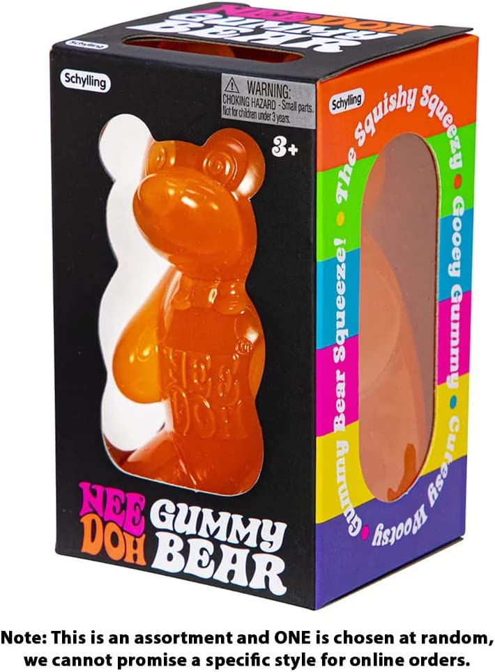 Schylling® NeeDoh™ Gummy Bear - Assorted Colors - 2 pack