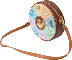 LOUNGEFLY Pokémon Eevee Evolutions Crossbody Canteen Purse: Stylish Carryall for Pokémon Enthusiasts!