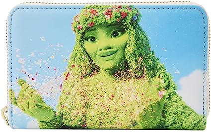 LOUNGEFLY Disney Moana Princess Scene Zip Around Wallet