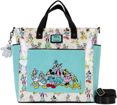 Loungefly Disney100 Mickey and Friends Classic All Over Print Tote Bag