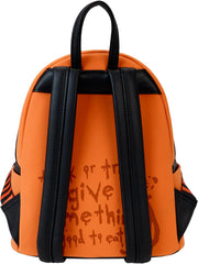 LOUNGEFLY Trick ‘R Treat Flaming Head Sam Mini Backpack