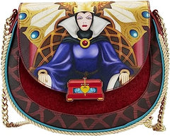 LOUNGEFLY Disney Snow White Evil Queen Throne Crossbody Purse