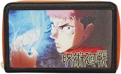 Loungefly Jujutsu Kaisen Yuji Itadori Zip Around Wallet