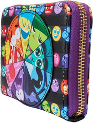 LOUNGEFLY Pixar Inside Out 2 Core Memories Zip Around Wallet