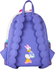 LOUNGEFLY Disney Daisy Duck Plush Mini Backpack