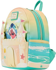 LOUNGEFLY Disney Stitch Sandcastle Beach Surprise Mini Backpack