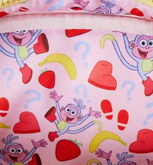 LOUNGEFLY Dora the Explorer Boots Crossbuddies Crossbody Bag with Coin Bag