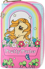 LOUNGEFLY My Little Pony 40th Anniversary Pretty Parlor Zip Around Wallet
