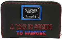 LOUNGEFLY Netflix Stranger Things Upside Down Shadows Zip Around Wallet