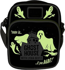 LOUNGEFLY Beetlejuice Beetlejuice Ghost House Glow Crossbody Bag