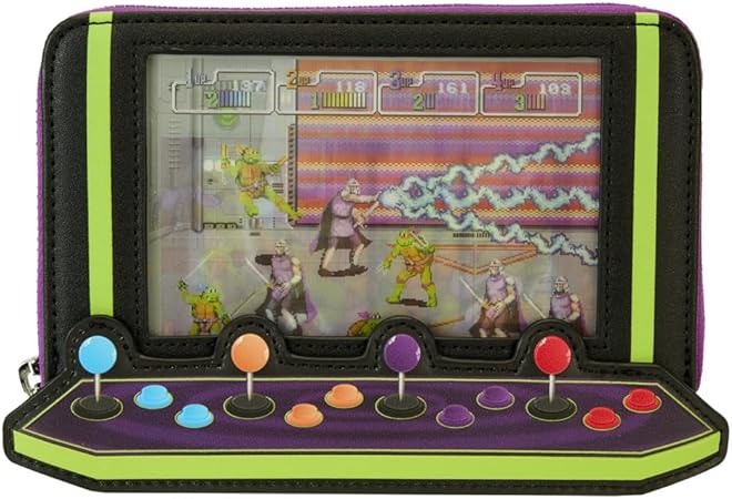 Loungefly Teenage Mutant Ninja Turtles 40th Zip Around Wallet