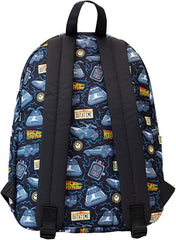 Loungefly Universal Back to The Future 40th Anniversary Nylon Backpack