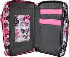 LF Sanrio My Melody and Kuromi Zip Around Wallet