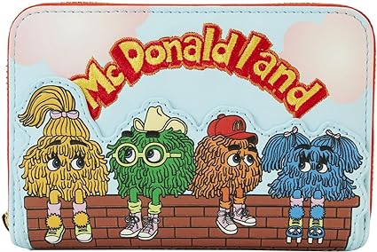 LOUNGEFLY McDonalds Fry Kids Zip Around Wallet