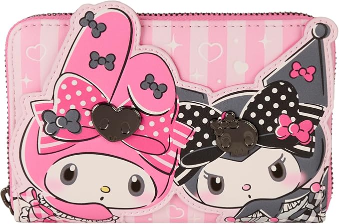 LF Sanrio My Melody and Kuromi Zip Around Wallet