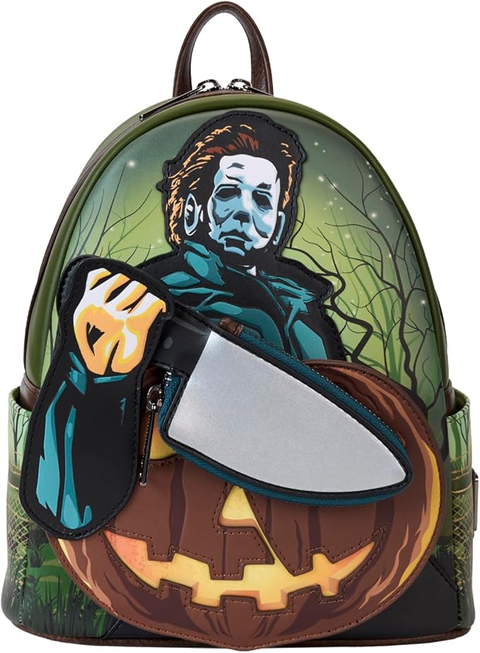 LOUNGEFLY Compass International Halloween Mini Backpack