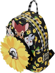 LOUNGEFLY Disney Bambi Sunflower Friends Mini Backpack