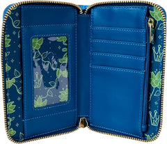 LOUNGEFLY Disney Princess and The Frog 15th Anniversary Zip Around Wallet