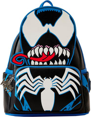 LOUNGEFLY Marvel Venom Cosplay Mini Backpack Glow in the Dark