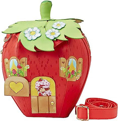 LOUNGEFLY Strawberry Shortcake Strawberry House Figural Crossbody Purse