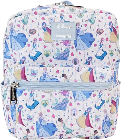 LOUNGEFLY - Disney Princess - Princess Manga Style Mini Backpack Multicolour, Multicolour, Standard