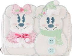 Loungefly Disney Mickey & Minnie Pastel Snowman Disney Wallet