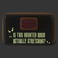 LOUNGEFLY Disney Haunted Mansion Stretching Room Portraits Zip-Around Wallet