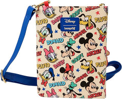 LOUNGEFLY Disney Classic Zip Around Crossbody Journal