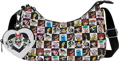 LOUNGEFLY Cartoon Network Retro Collage Crossbody Purse Cartoon Network