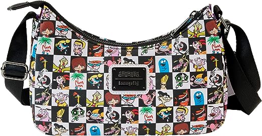 LOUNGEFLY Cartoon Network Retro Collage Crossbody Purse Cartoon Network
