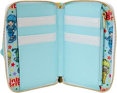 LOUNGEFLY Rainbow Brite Color Castle Zip Around Wallet