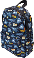 Loungefly Universal Back to The Future 40th Anniversary Nylon Backpack