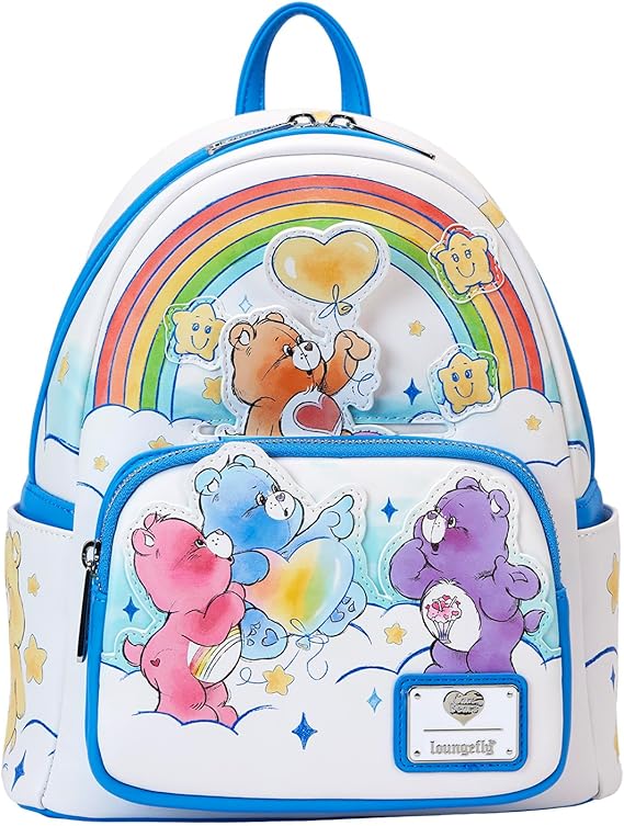 LOUNGEFLY Care Bears Rainbow Mini Backpack