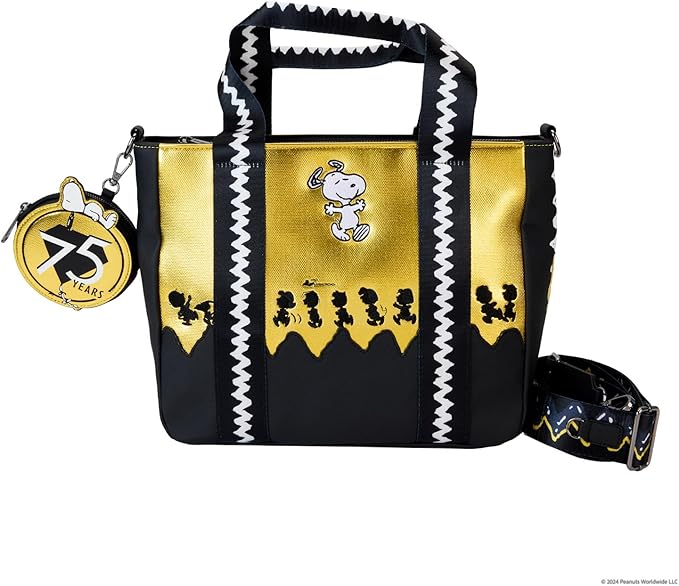 LOUNGEFLY Peanuts 75th Anniversary Tote Bag