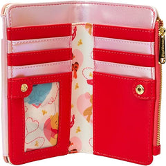 LOUNGEFLY Disney Winnie The Pooh Love Letter Flap Wallet