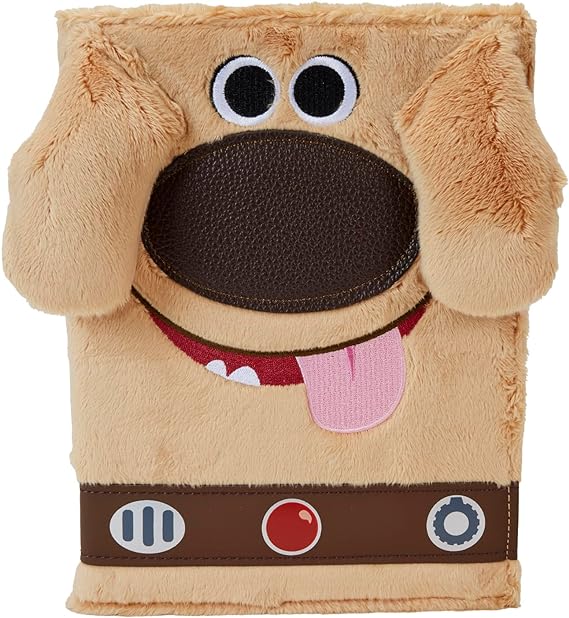 LOUNGEFLY Pixar Up 15th Anniversary Dug Plush Journal