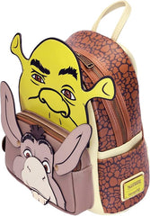 LOUNGEFLY Dream Works Shrek & Donkey Cosplay Mini Backpack