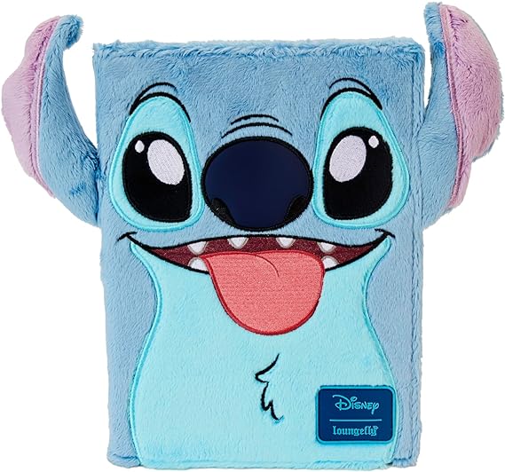 LOUNGEFLY Disney Stitch Plush Journal