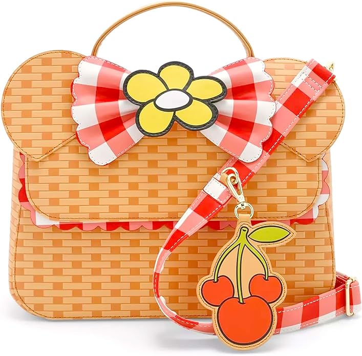 Loungefly Disney Mickey & Friends Picnic Basket Crossbody Bag