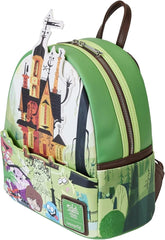 LOUNGEFLY Cartoon Network Foster's Home For Imaginary Friends House Mini Backpack Womens Double Strap Shoulder Bag Purse