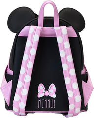 LOUNGEFLY Disney Minnie Floral Rock The Dots Mini Backpack