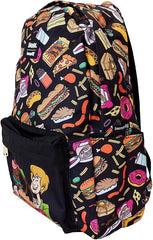 LOUNGEFLY Scooby-Doo Snacks All-Over Print Nylon Full-Size Backpack