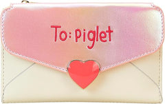 LOUNGEFLY Disney Winnie The Pooh Love Letter Flap Wallet